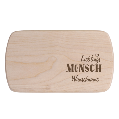 Brotbrettchen Lieblings-Mensch mit Wunschnamen