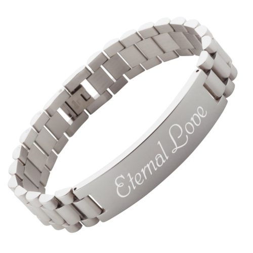 Armband mit Gravur Edelstahl AG-018