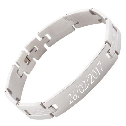 Armband mit Gravur Edelstahl AG-024