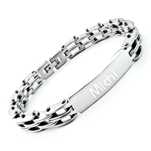 Armband mit Gravur Edelstahl AG-038