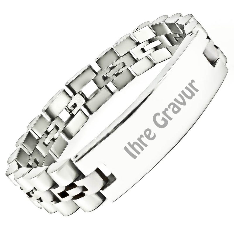 Bild von   armband mit gravur edelstahl ajpg | fotogeschenkideende 🎀 Geschenke mit eigenem Foto Motiv o Text
