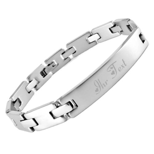 Armband mit Gravur Edelstahl AG-074