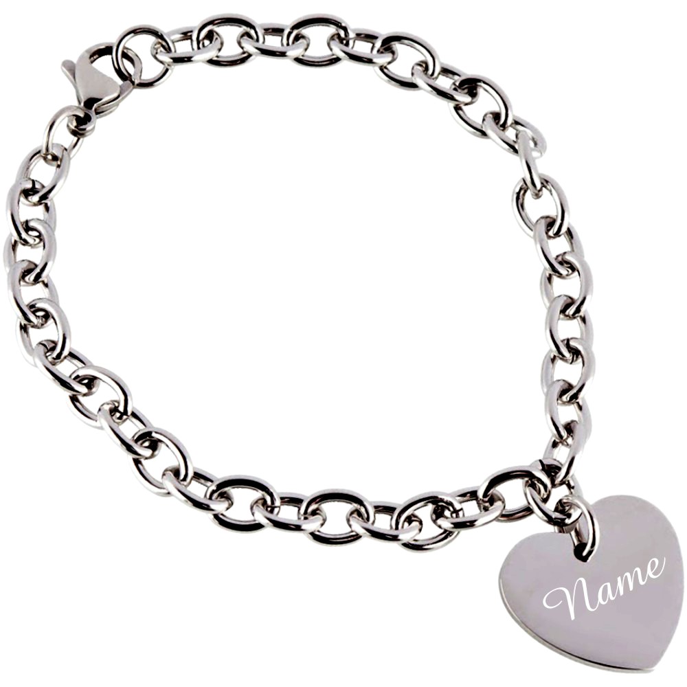 Bild von   herz armband mit gravur edelstjpg | fotogeschenkideende 🎀 Geschenke mit eigenem Foto Motiv o Text