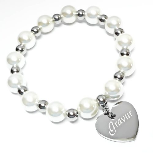 Perlen-Armband mit Gravur AG-B019