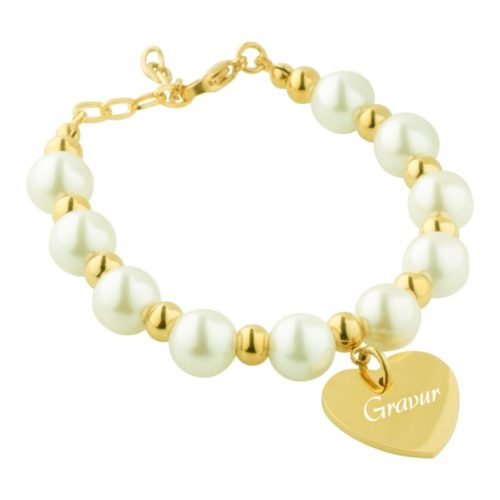 Perlen-Armband mit Gravur AG-B042