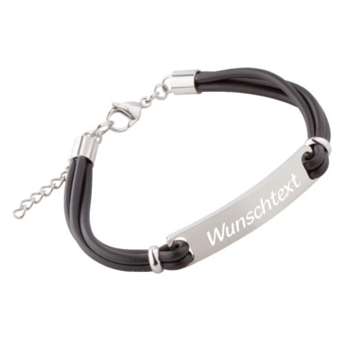 Armband mit Gravur Kautschuk KA-021