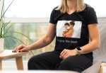Bild von   frauen t shirt schwarz sjpg | fotogeschenkideende 🎀 Geschenke mit eigenem Foto Motiv o Text