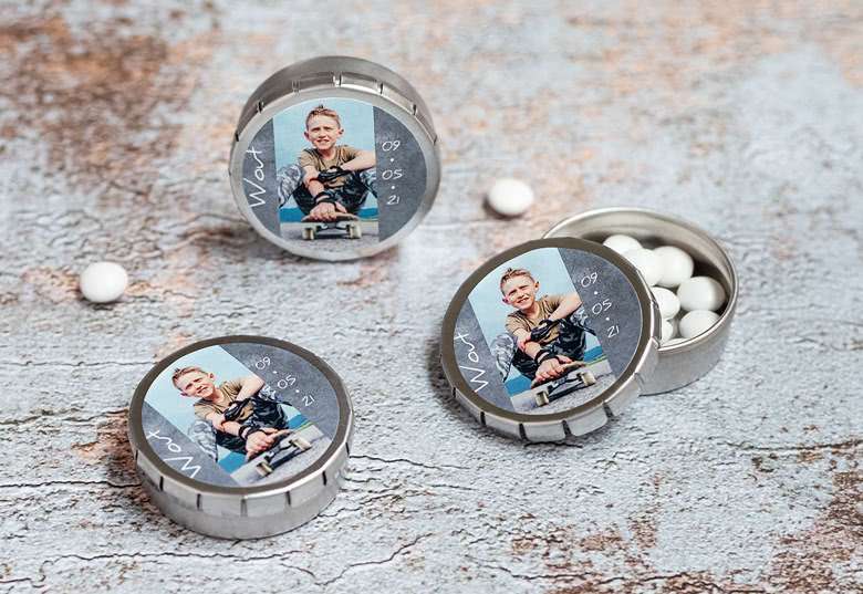 Bild von   bonbon dosenjpg | fotogeschenkideende 🎀 Geschenke mit eigenem Foto Motiv o Text