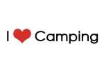 Bild von   aufkleber i love camping jpg | fotogeschenkideende 🎀 Geschenke mit eigenem Foto Motiv o Text