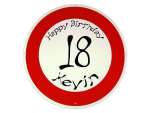 Bild von   verkehrsschild happy birthdayjpg | fotogeschenkideende 🎀 Geschenke mit eigenem Foto Motiv o Text