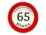 Bild von   verkehrsschild happy birthdayjpg | fotogeschenkideende 🎀 Geschenke mit eigenem Foto Motiv o Text