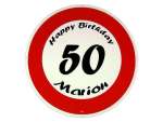 Bild von   verkehrsschild happy birthdayjpg | fotogeschenkideende 🎀 Geschenke mit eigenem Foto Motiv o Text