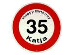 Bild von   verkehrsschild happy birthdayjpg | fotogeschenkideende 🎀 Geschenke mit eigenem Foto Motiv o Text