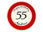 Bild von   verkehrsschild happy birthdayjpg | fotogeschenkideende 🎀 Geschenke mit eigenem Foto Motiv o Text