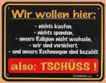 Bild von   funschild nichts kaufenjpg | fotogeschenkideende 🎀 Geschenke mit eigenem Foto Motiv o Text