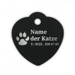 Bild von   katzenmarke herz gravurmassjpg | fotogeschenkideende 🎀 Geschenke mit eigenem Foto Motiv o Text