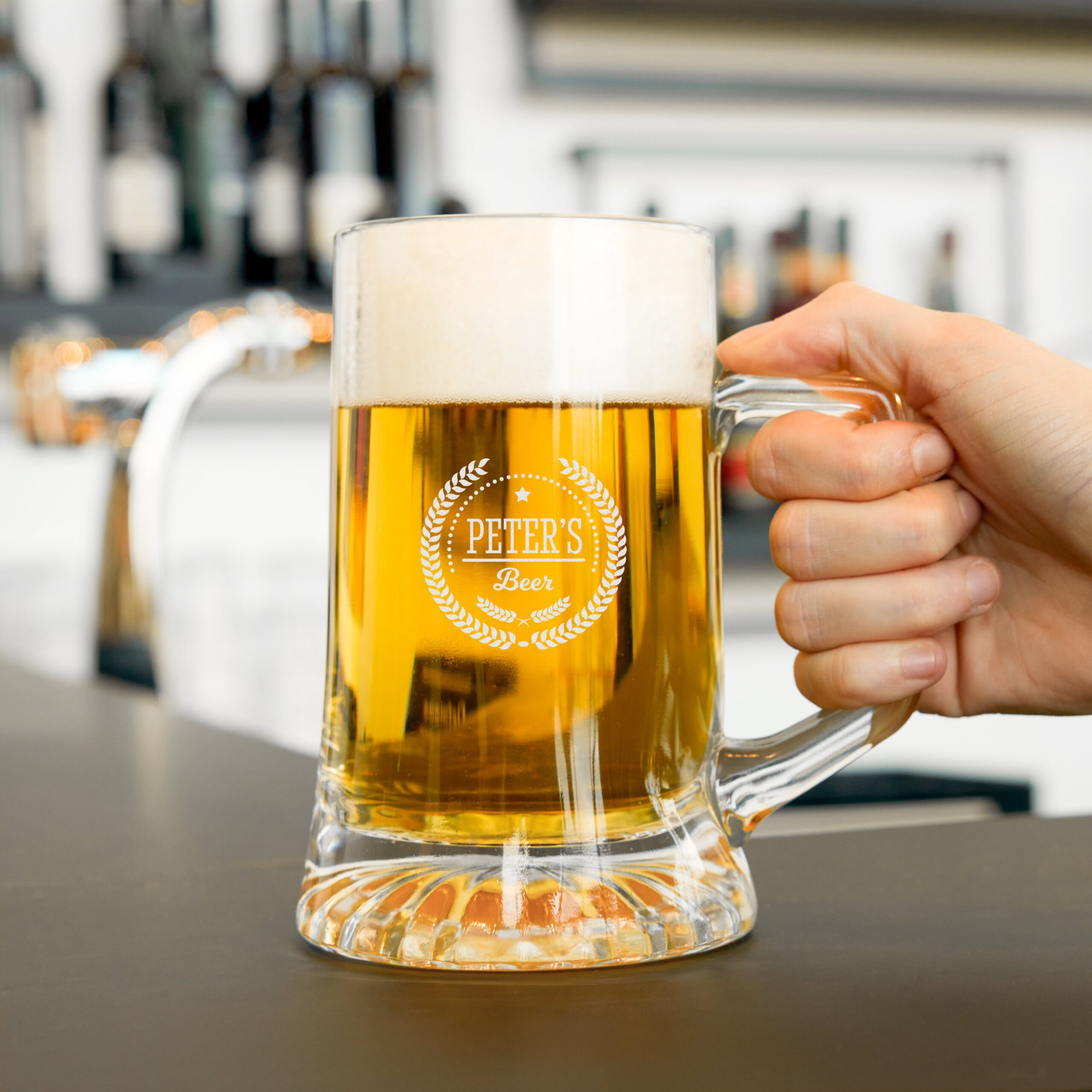 Bild von   bierkrug mit gravurjpg | fotogeschenkideende 🎀 Geschenke mit eigenem Foto Motiv o Text