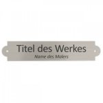 Bild von   gemaeldeschild messing silberjpg | fotogeschenkideende 🎀 Geschenke mit eigenem Foto Motiv o Text