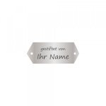 Bild von   bankschild aus aluminium gravjpg | fotogeschenkideende 🎀 Geschenke mit eigenem Foto Motiv o Text