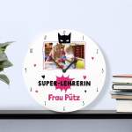 Bild von   lehrer uhr hartfaserjpg | fotogeschenkideende 🎀 Geschenke mit eigenem Foto Motiv o Text