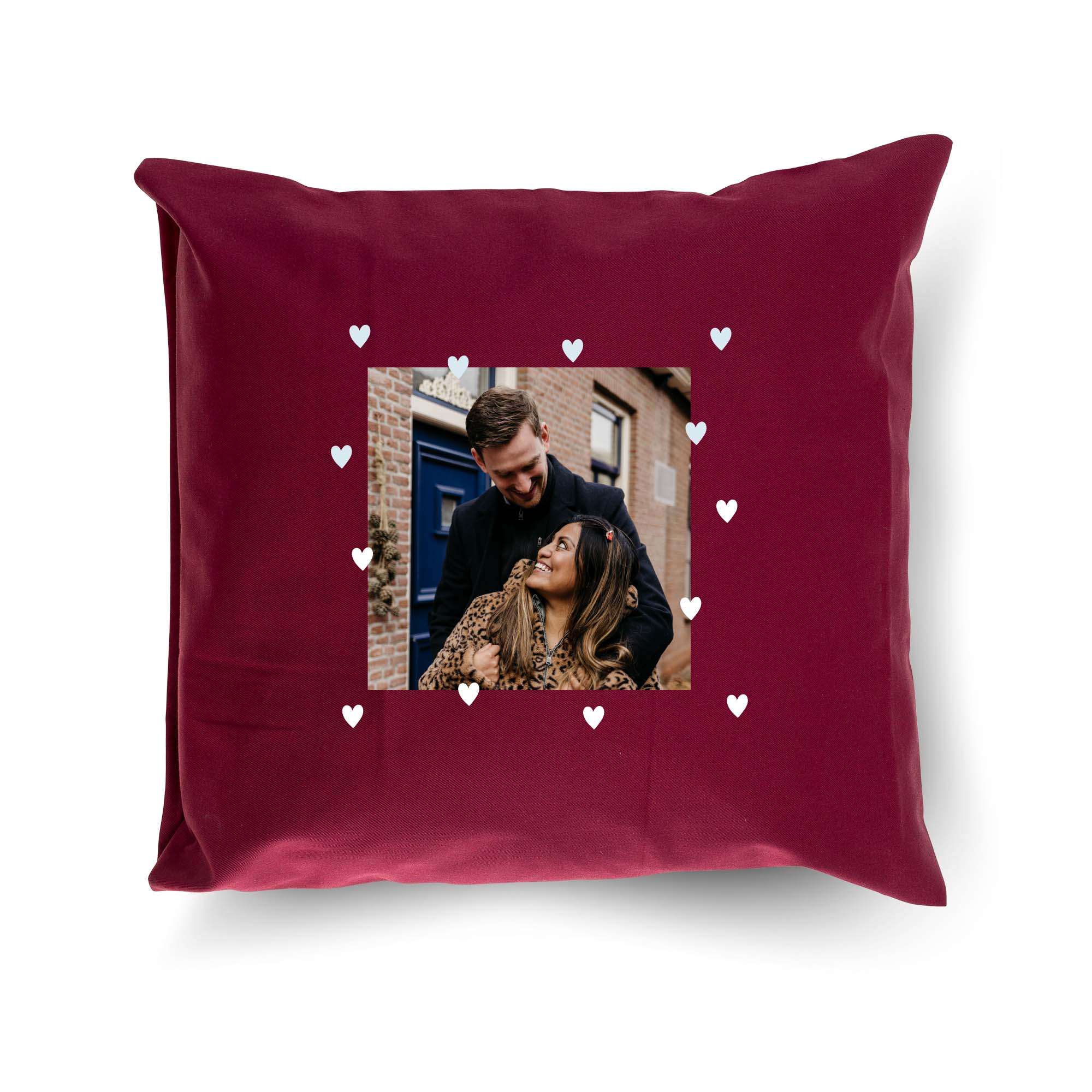 Bild von   kissen xcm bordeauxjpg | fotogeschenkideende 🎀 Geschenke mit eigenem Foto Motiv o Text