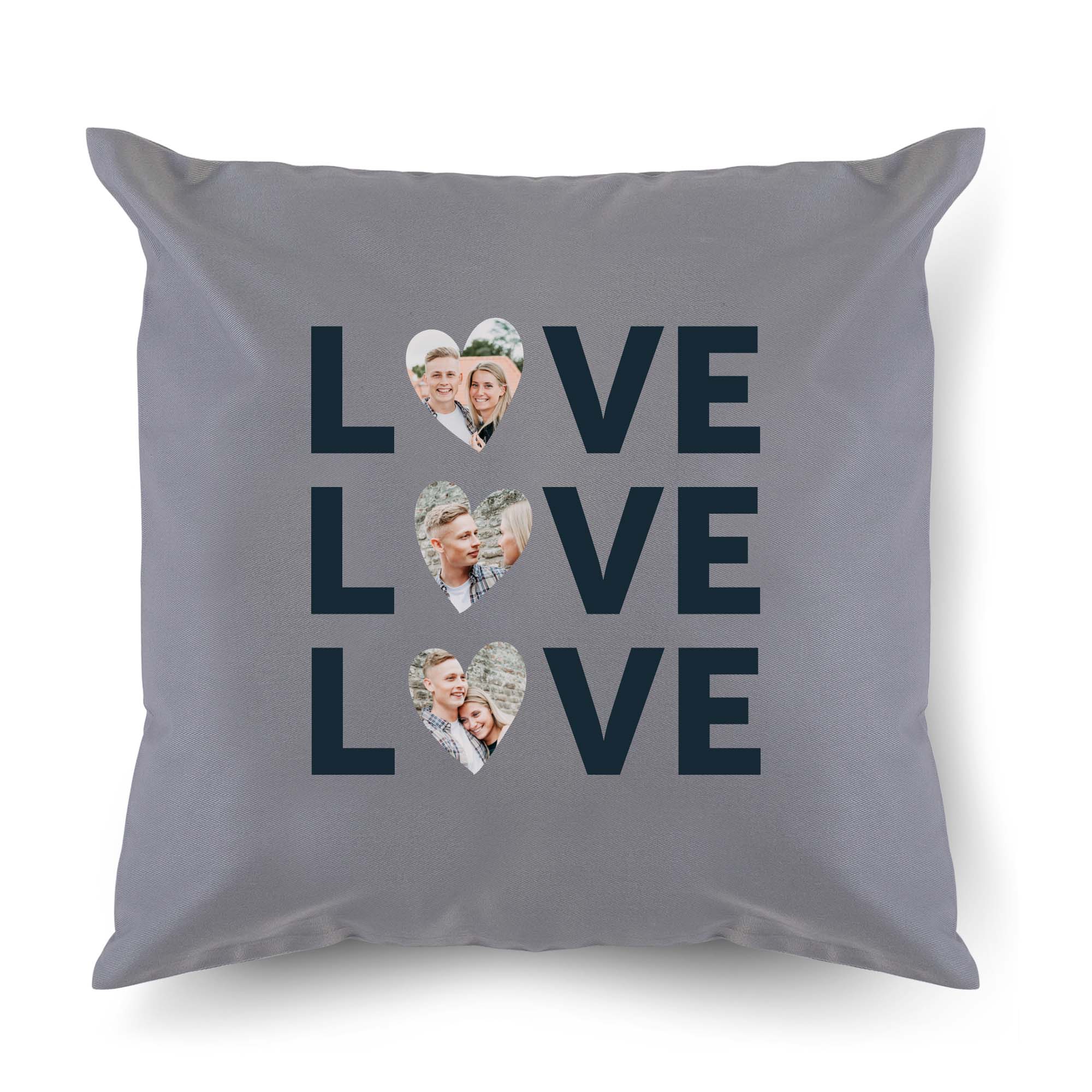 Bild von   kissen  x  cm hellgraujpg | fotogeschenkideende 🎀 Geschenke mit eigenem Foto Motiv o Text