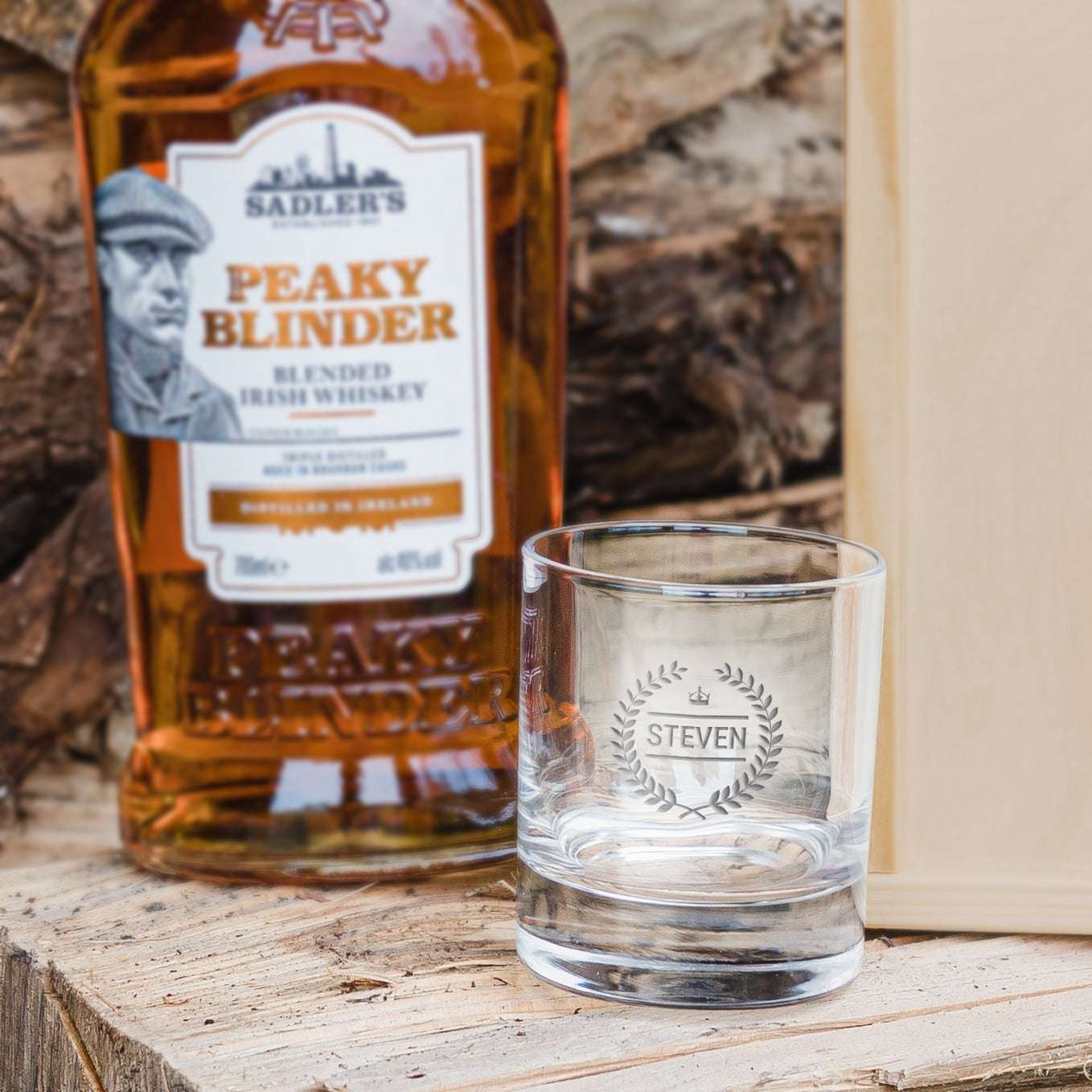 Bild von   whisky set peaky blinder mjpg | fotogeschenkideende 🎀 Geschenke mit eigenem Foto Motiv o Text