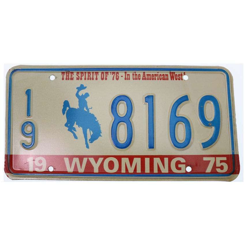 Bild von   us kennzeichen wyoming jpg | fotogeschenkideende 🎀 Geschenke mit eigenem Foto Motiv o Text