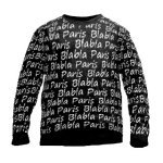 Bild von   blabla paris strick sweaterjpg | fotogeschenkideende 🎀 Geschenke mit eigenem Foto Motiv o Text
