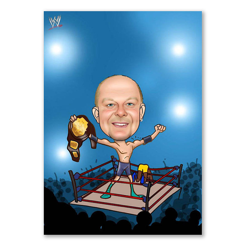 Bild von   erstellung karikatur boxchampijpg | fotogeschenkideende 🎀 Geschenke mit eigenem Foto Motiv o Text