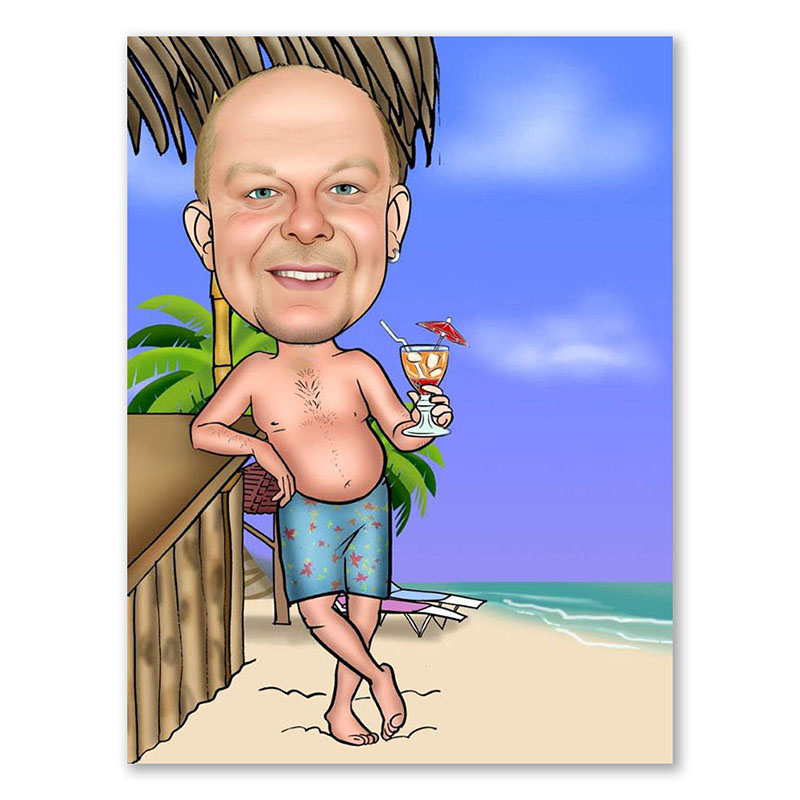 Bild von   erstellung karikatur cocktailjpg | fotogeschenkideende 🎀 Geschenke mit eigenem Foto Motiv o Text