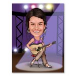 Bild von   erstellung karikatur chansonjpg | fotogeschenkideende 🎀 Geschenke mit eigenem Foto Motiv o Text
