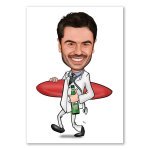 Bild von   erstellung karikatur arzt mitjpg | fotogeschenkideende 🎀 Geschenke mit eigenem Foto Motiv o Text