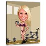 Bild von   erstellung karikatur bodybuildjpg | fotogeschenkideende 🎀 Geschenke mit eigenem Foto Motiv o Text
