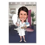 Bild von   erstellung karikatur kosmetikejpg | fotogeschenkideende 🎀 Geschenke mit eigenem Foto Motiv o Text