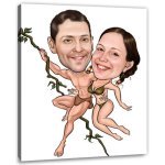 Bild von   erstellung karikatur tarzan unjpg | fotogeschenkideende 🎀 Geschenke mit eigenem Foto Motiv o Text