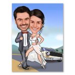 Bild von   erstellung karikatur sexy paarjpg | fotogeschenkideende 🎀 Geschenke mit eigenem Foto Motiv o Text