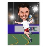 Bild von   erstellung karikatur handballejpg | fotogeschenkideende 🎀 Geschenke mit eigenem Foto Motiv o Text