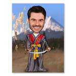 Bild von   erstellung karikatur samuraijpg | fotogeschenkideende 🎀 Geschenke mit eigenem Foto Motiv o Text
