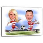 Bild von   erstellung karikatur fussballjpg | fotogeschenkideende 🎀 Geschenke mit eigenem Foto Motiv o Text