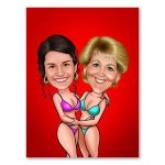 Bild von   erstellung karikatur sexy ladyjpg | fotogeschenkideende 🎀 Geschenke mit eigenem Foto Motiv o Text