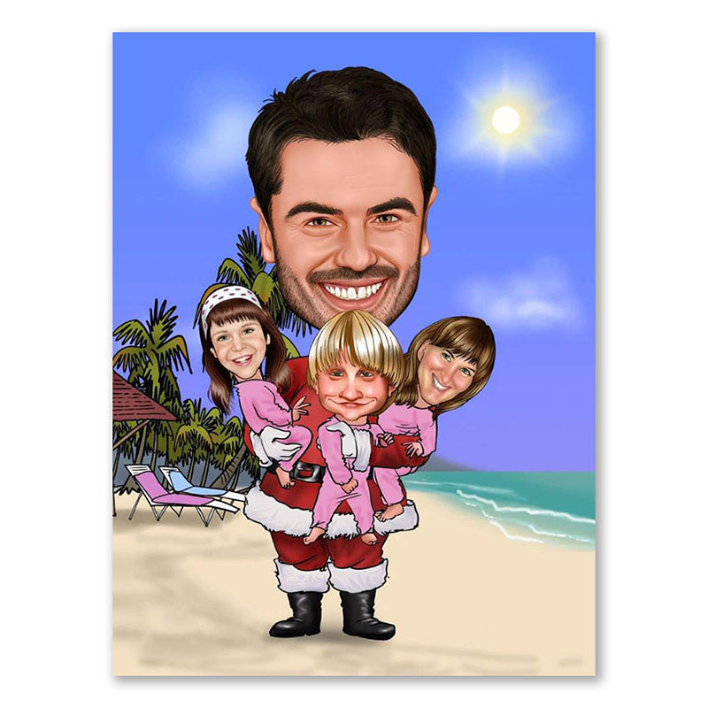 Bild von   erstellung karikatur weihnachtjpg | fotogeschenkideende 🎀 Geschenke mit eigenem Foto Motiv o Text