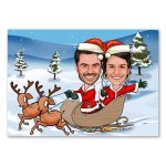 Bild von   erstellung karikatur weihnachtjpg | fotogeschenkideende 🎀 Geschenke mit eigenem Foto Motiv o Text