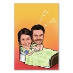Bild von   erstellung karikatur bettgeschjpg | fotogeschenkideende 🎀 Geschenke mit eigenem Foto Motiv o Text