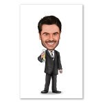 Bild von   erstellung karikatur prosit chjpg | fotogeschenkideende 🎀 Geschenke mit eigenem Foto Motiv o Text