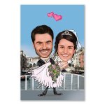 Bild von   erstellung karikatur hochzeitsjpg | fotogeschenkideende 🎀 Geschenke mit eigenem Foto Motiv o Text