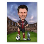Bild von   erstellung karikatur fuballerjpg | fotogeschenkideende 🎀 Geschenke mit eigenem Foto Motiv o Text