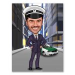 Bild von   erstellung karikatur polizeijpg | fotogeschenkideende 🎀 Geschenke mit eigenem Foto Motiv o Text