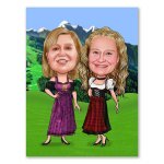 Bild von   erstellung karikatur servus cjpg | fotogeschenkideende 🎀 Geschenke mit eigenem Foto Motiv o Text
