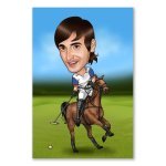 Bild von   erstellung karikatur polospieljpg | fotogeschenkideende 🎀 Geschenke mit eigenem Foto Motiv o Text